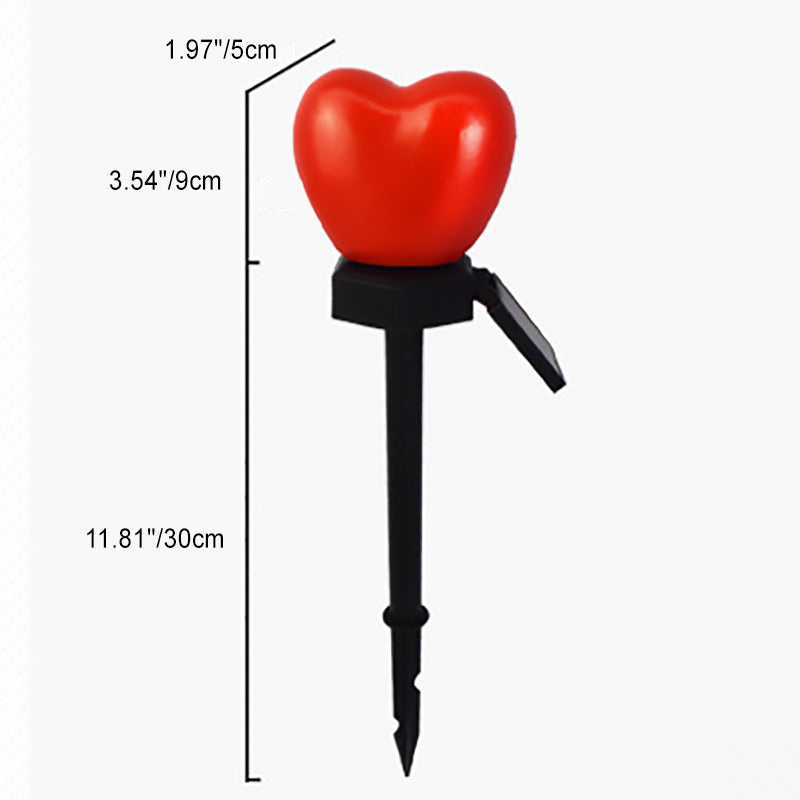 Premium Heart-Shaped Solar LED Ground Light - Waterproof