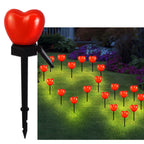 Premium Heart-Shaped Solar LED Ground Light - Waterproof