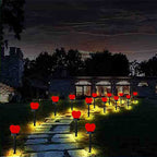 Premium Heart-Shaped Solar LED Ground Light - Waterproof