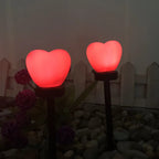 Premium Heart-Shaped Solar LED Ground Light - Waterproof