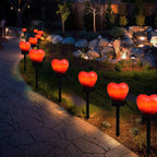 Premium Heart-Shaped Solar LED Ground Light - Waterproof
