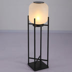 Premium Outdoor Solar LED Floor Lamp - Waterproof Stainless Steel & Acrylic Design