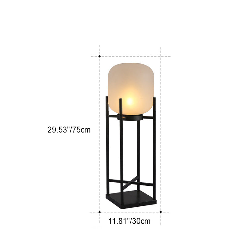 Premium Outdoor Solar LED Floor Lamp - Waterproof Stainless Steel & Acrylic Design