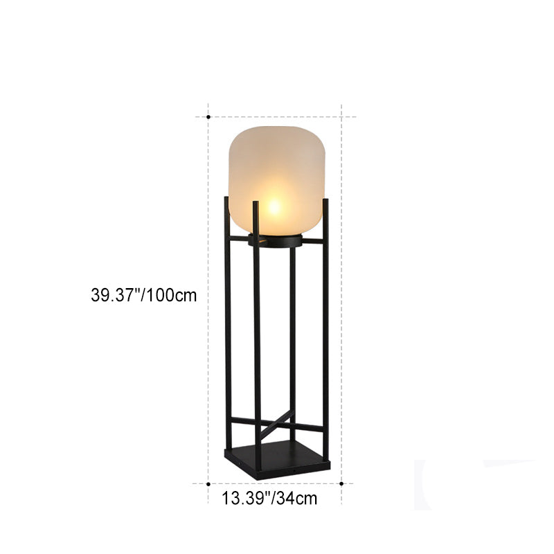 Premium Outdoor Solar LED Floor Lamp - Waterproof Stainless Steel & Acrylic Design