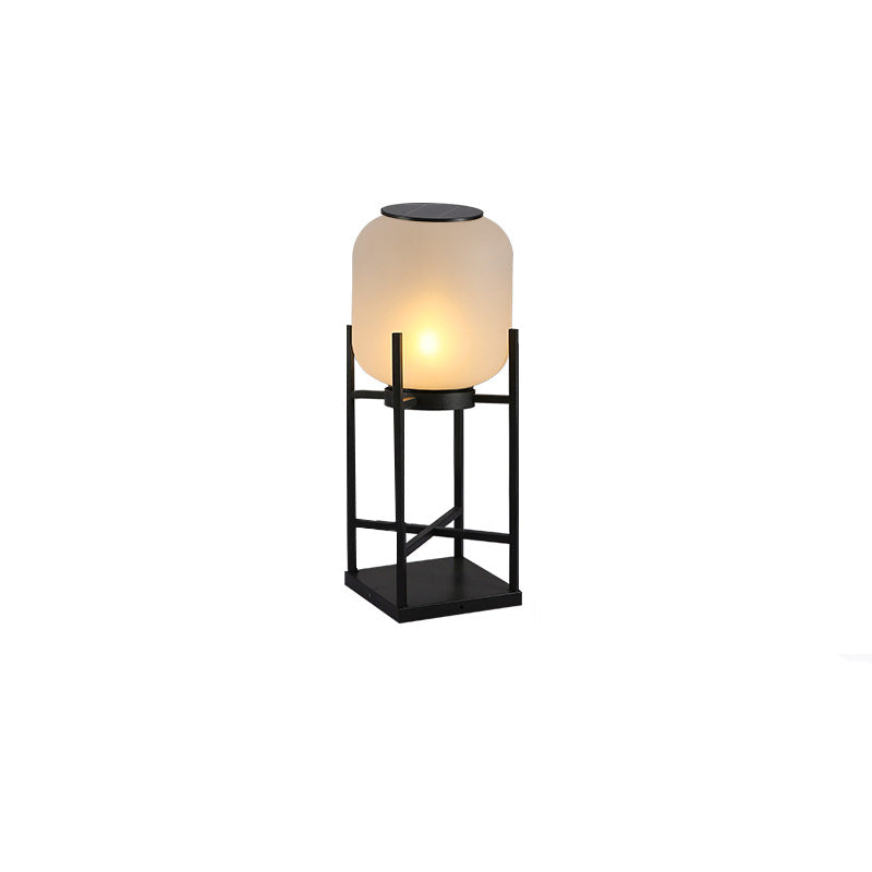Premium Outdoor Solar LED Floor Lamp - Waterproof Stainless Steel & Acrylic Design
