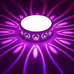 Nordic Round LED Flush Mount Ceiling Light - Contemporary Iron & Acrylic Design for Hallways