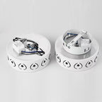 Nordic Round LED Flush Mount Ceiling Light - Contemporary Iron & Acrylic Design for Hallways