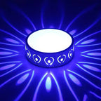 Nordic Round LED Flush Mount Ceiling Light - Contemporary Iron & Acrylic Design for Hallways
