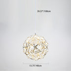 Nordic Dandelion Stainless Steel LED Pendant Light
