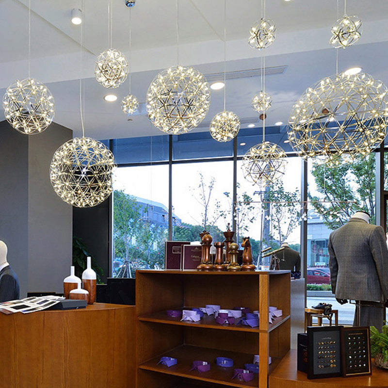 Nordic Dandelion Stainless Steel LED Pendant Light