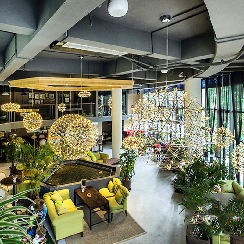 Nordic Dandelion Stainless Steel LED Pendant Light