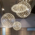 Nordic Dandelion Stainless Steel LED Pendant Light