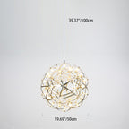Nordic Dandelion Stainless Steel LED Pendant Light