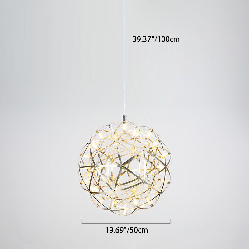 Nordic Dandelion Stainless Steel LED Pendant Light for Dining Room