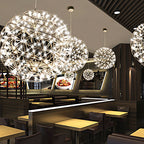 Nordic Dandelion Stainless Steel LED Pendant Light