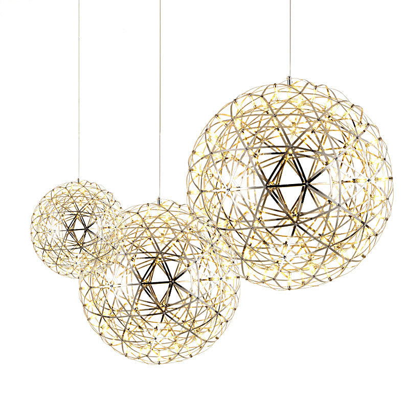 Nordic Dandelion Stainless Steel LED Pendant Light