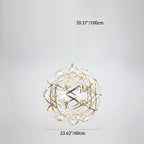 Nordic Dandelion Stainless Steel LED Pendant Light