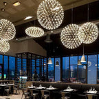 Nordic Dandelion Stainless Steel LED Pendant Light
