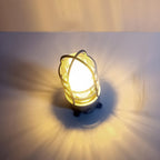 Industrial Waterproof Aluminum Glass Cylinder Semi-Flush Mount Light for Outdoor Patio