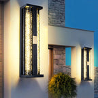 Premium Solar-Powered Waterproof Stainless Steel LED Wall