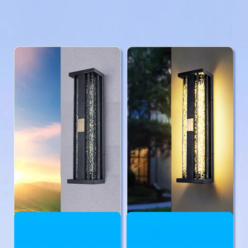 Premium Solar-Powered Waterproof Stainless Steel LED Wall
