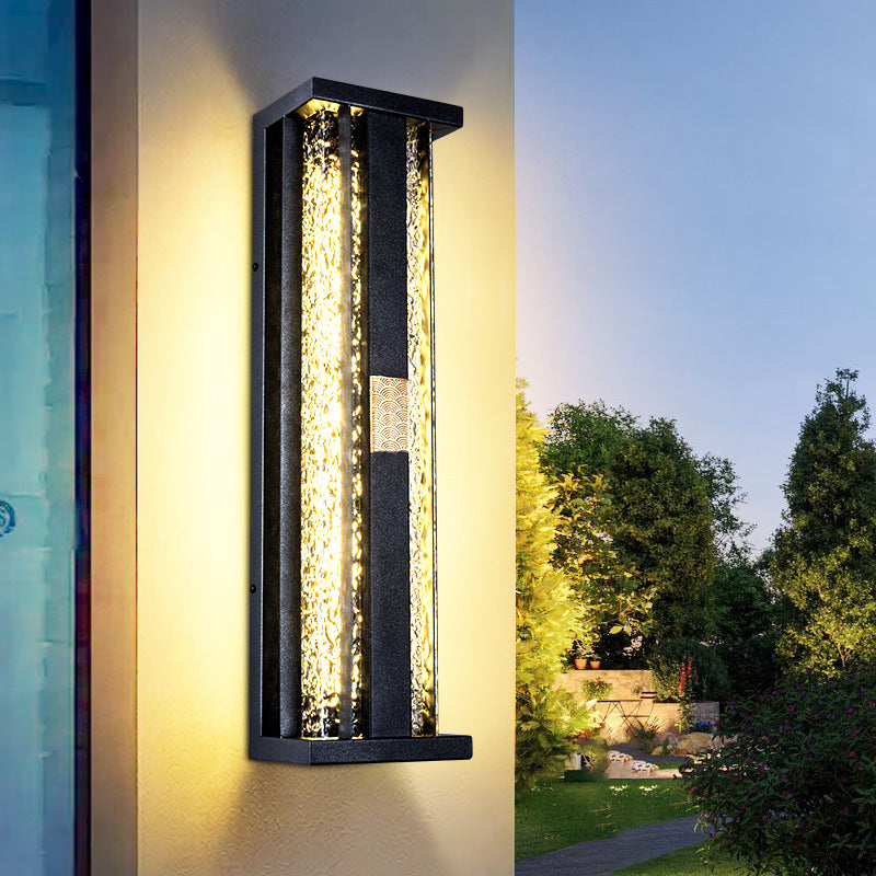 Premium Solar-Powered Waterproof Stainless Steel LED Wall