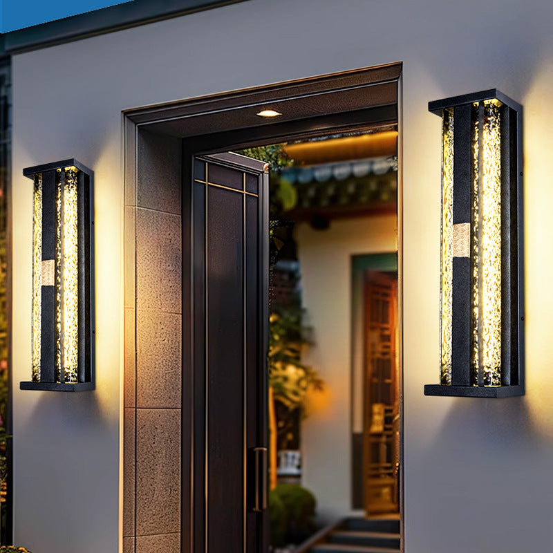 Premium Solar-Powered Waterproof Stainless Steel LED Wall
