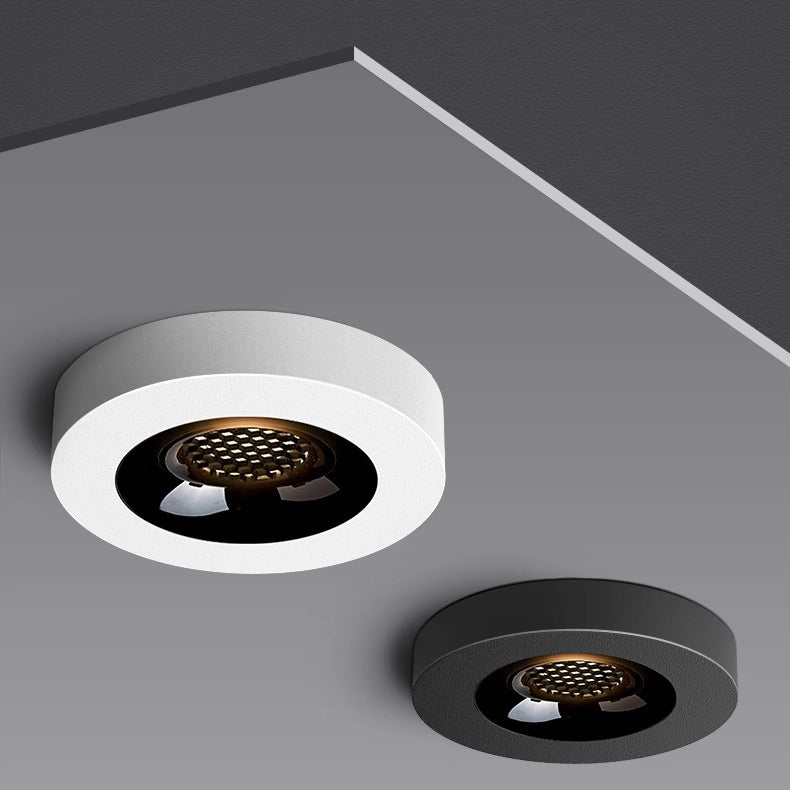 Modern Minimalist Round LED Honeycomb Ceiling Light for Hallway