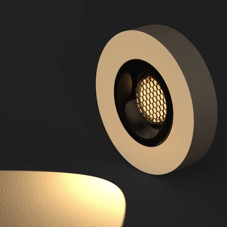 Modern Minimalist Round LED Honeycomb Ceiling Light for Hallway