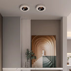 Modern Minimalist Round LED Honeycomb Ceiling Light for Hallway
