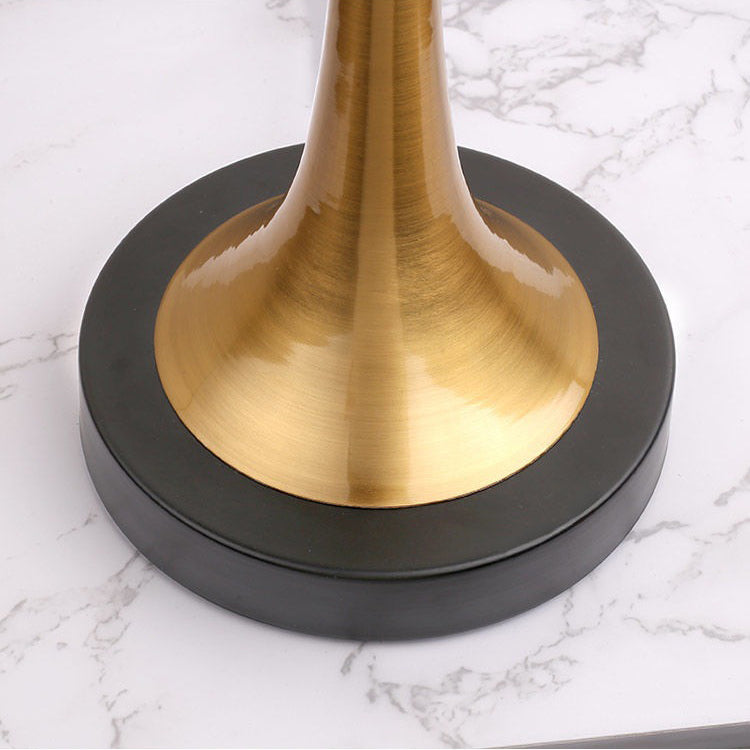 Modern Retro Touch Sensor Dimmable Metal Cylinder Table Lamp for Bedside