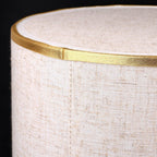 Modern Retro Touch Sensor Dimmable Metal Cylinder Table Lamp for Bedside