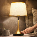 Modern Retro Touch Sensor Dimmable Metal Cylinder Table