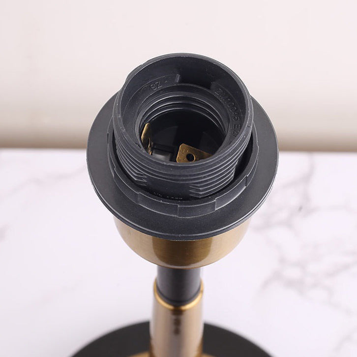 Modern Retro Touch Sensor Dimmable Metal Cylinder Table Lamp for Bedside