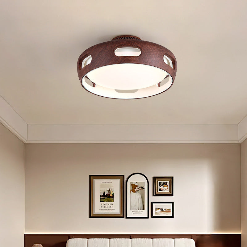 Nordic Bladeless LED Ceiling Fan Light