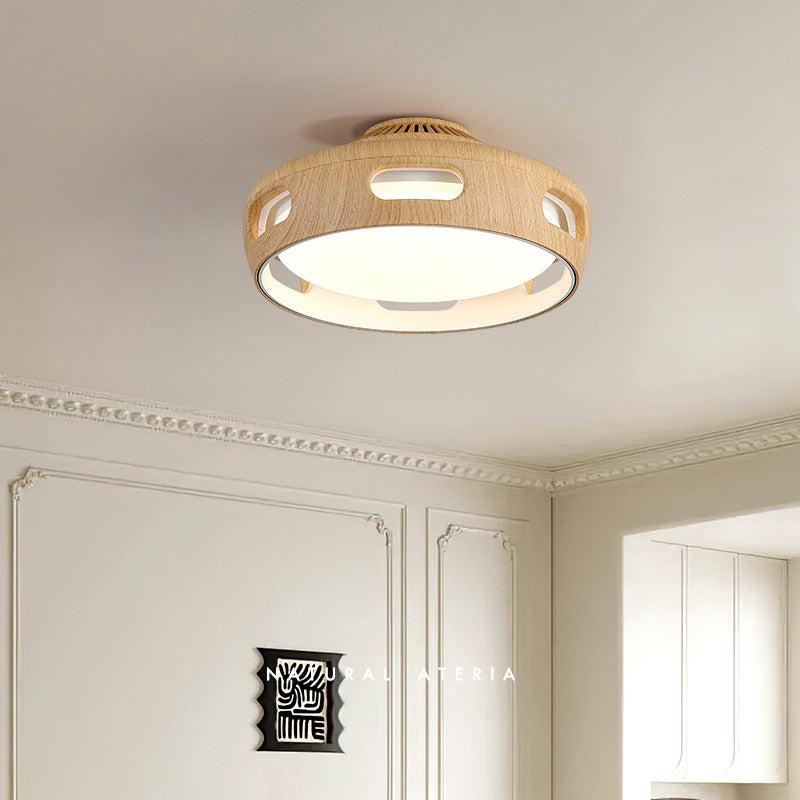 Nordic Bladeless LED Ceiling Fan Light