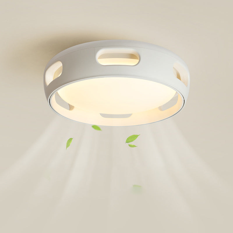 Nordic Bladeless LED Ceiling Fan Light
