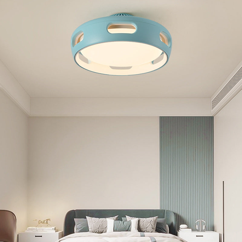 Nordic Bladeless LED Ceiling Fan Light