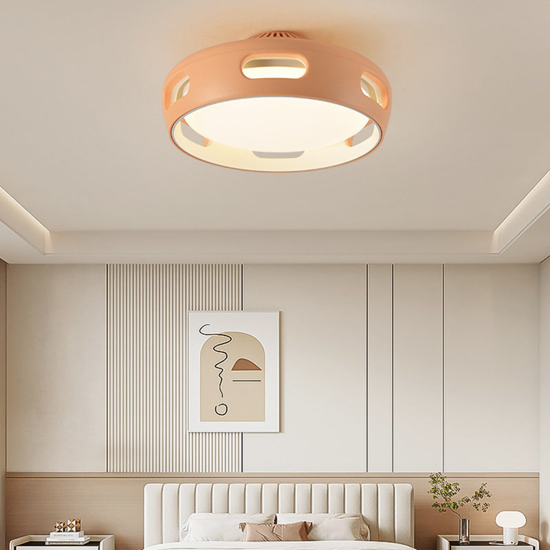 Nordic Bladeless LED Ceiling Fan Light