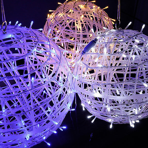 Art Deco Solar LED Hanging Ball Light