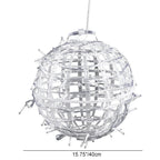 Art Deco Solar LED Hanging Ball Light