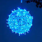 Art Deco Solar LED Hanging Ball Light