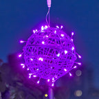 Art Deco Solar LED Hanging Ball Light