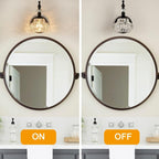 Modern Retro Iron and Glass Petal Wall Sconce