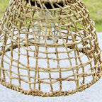 Premium Solar Waterproof Rattan Cage LED Pendant Light