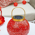 Premium Traditional Chinese Solar Waterproof Iron Lantern