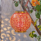 Premium Traditional Chinese Solar Waterproof Iron Lantern