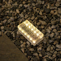 Solar LED Ice Brick Light