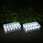 Solar LED Ice Brick Light