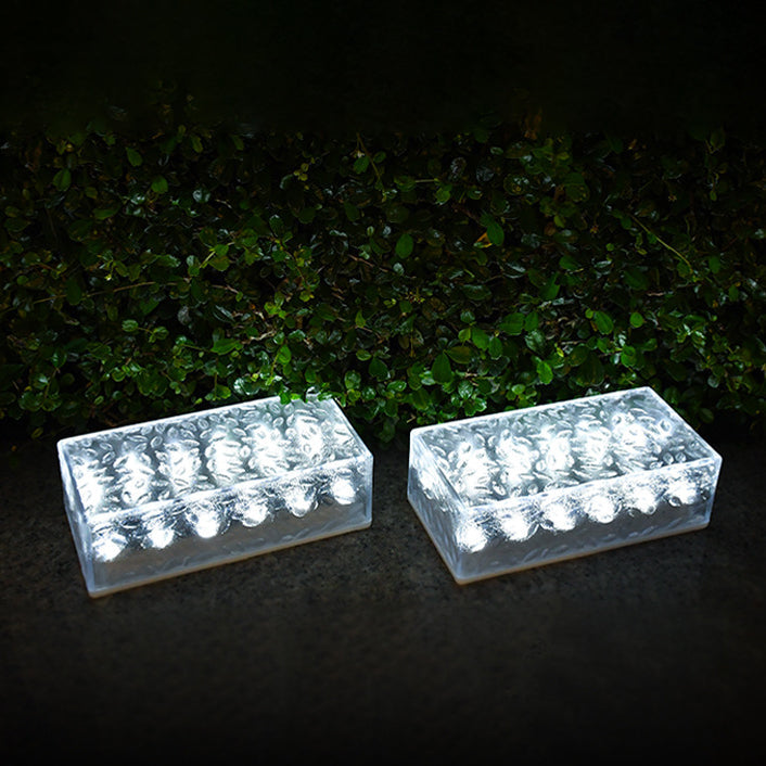 Solar LED Ice Brick Light